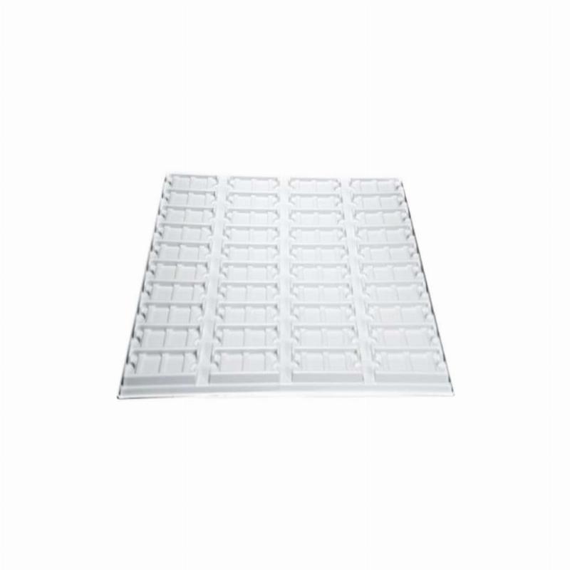 Планшет-слайдер BIOSIGMA для предметних скелець на 40 місць із ПП без кришки, BSL673